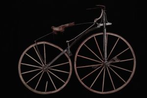 Exant second generation velocipede, circa 1868 By tetedelacourse (Velocipede Michaux-1) [CC BY-SA 2.0 (http://creativecommons.org/licenses/by-sa/2.0) or CC BY-SA 2.0 (http://creativecommons.org/licenses/by-sa/2.0)], via Wikimedia Commons