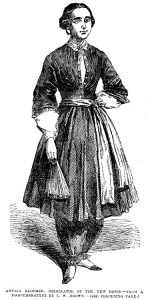 Amelia Bloomer, proponent of a new style, Image scan by Philip V. Allingham