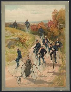 Bicycling, c. 1887