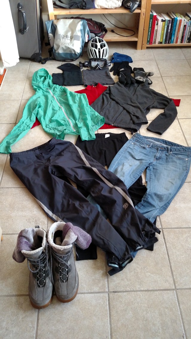 Christine's Winter Biking Gear